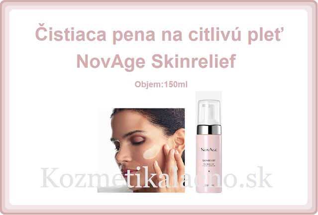 Čistiaca pena na citlivú pleť NovAge Skinrelief