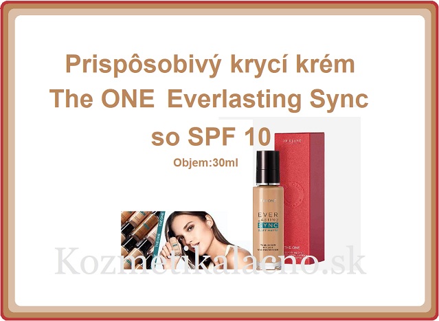Prispôsobivý krycí krém The ONE Everlasting Sync so SPF 10
