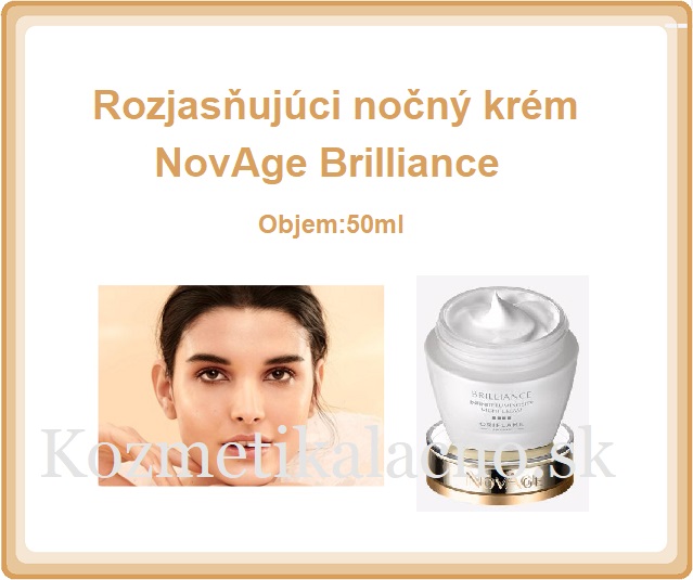 Rozjasňujúci nočný krém NovAge Brilliance