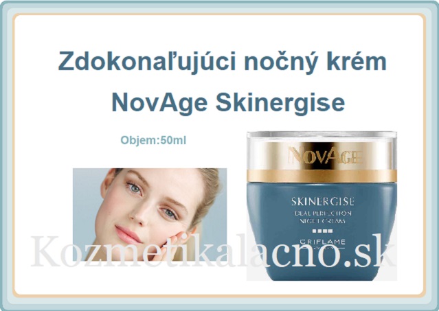 Zdokonaľujúci nočný krém NovAge Skinergise
