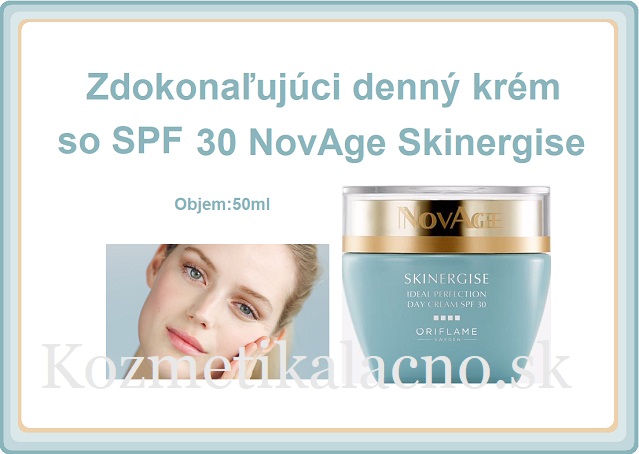 Zdokonaľujúci denný krém so SPF 30 NovAge Skinergise