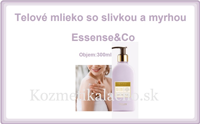Telové mlieko so slivkou a myrhou Essense&Co.
