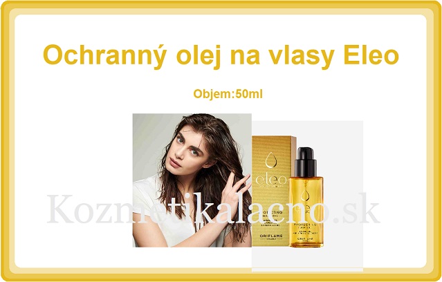 Ochranný olej na vlasy Eleo