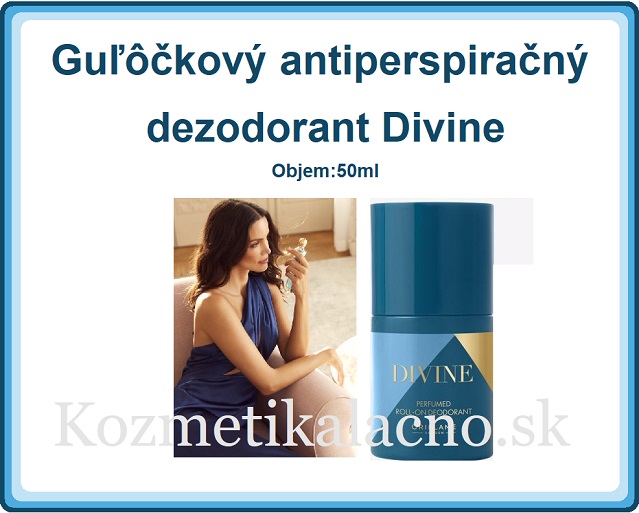 Guľôčkový antiperspiračný dezodorant Divine