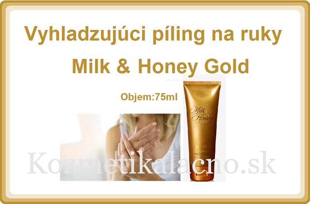 Vyhladzujúci píling na ruky Milk & Honey Gold