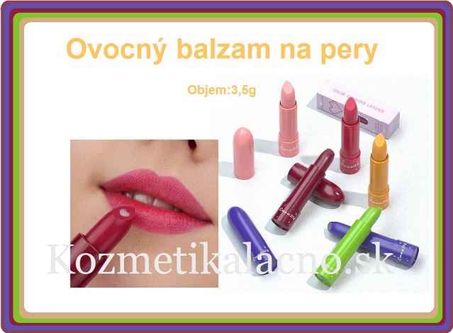 Ovocný balzam na pery
