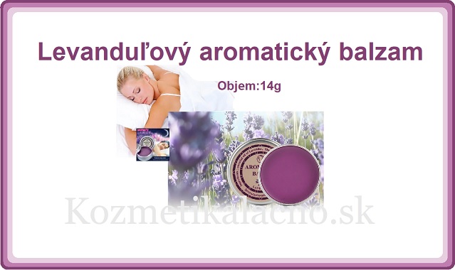 Levanduľový aromatický balzam