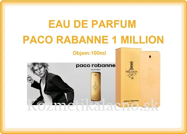 EAU DE Parfum PACO RABANNE 1 MILLION