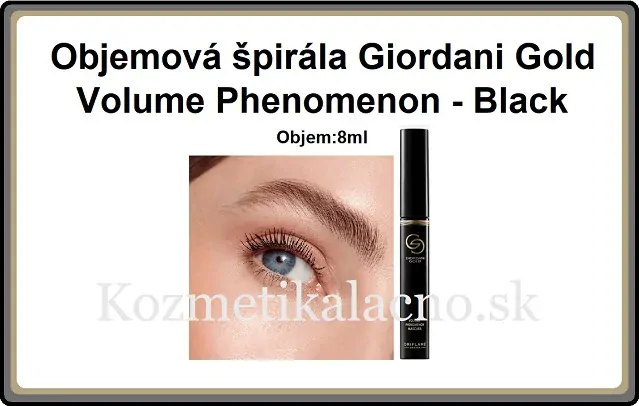 Objemová špirála Giordani Gold Volume Phenomenon - Black