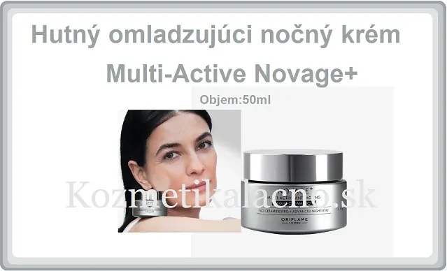 Hutný omladzujúci nočný krém Multi-Active Novage+