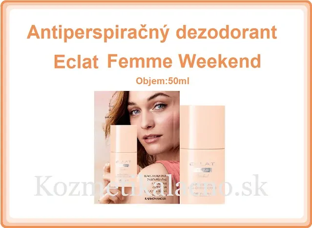 Antiperspiračný dezodorant Eclat Femme Weekend