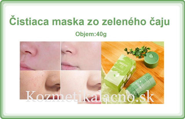 Čistiaca maska zo zeleného čaju