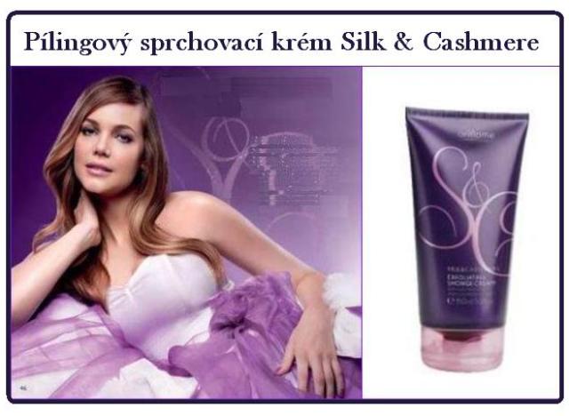 Pílingový sprchovací krém Silk & Cashmere.