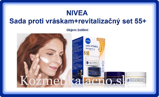 Nivea.sada proti vraskam+revitalizacny set 55+