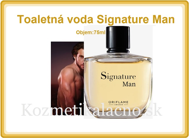 Toaletná voda Signature Man