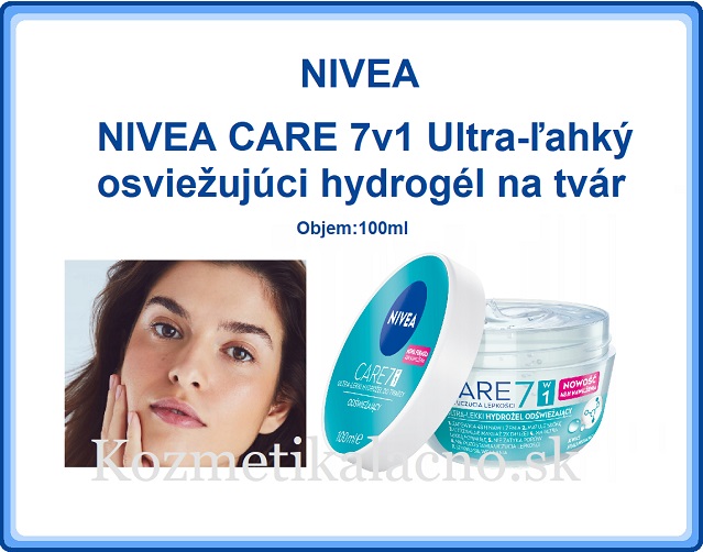 NIVEA CARE 7v1 Ultra-ľahký osviežujúci hydrogél na tvár