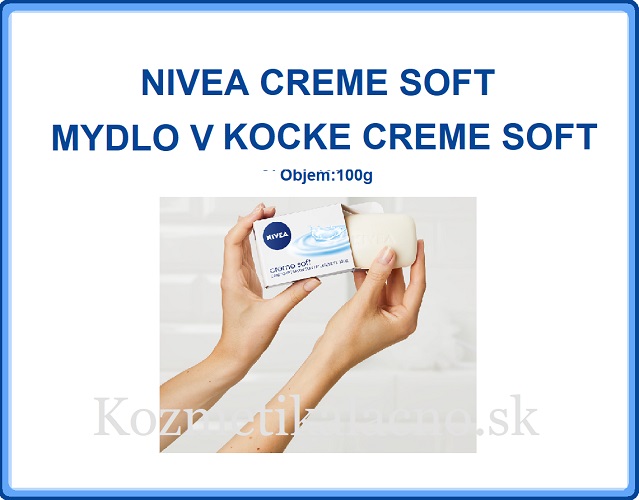 NIVEA CREME SOFT MYDLO V KOCKE CREME SOFT