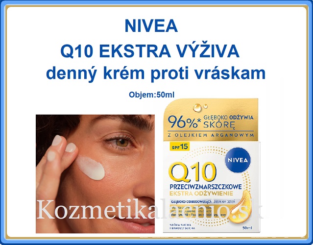 NIVEA Q10 EKSTRA VÝŽIVA denný krém proti vráskam