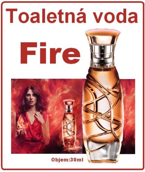 Toaletná voda Fire.