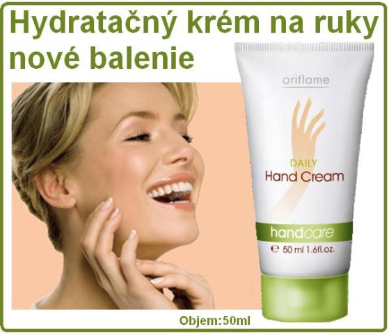 Hydratačný krém na ruky-nové balenie.