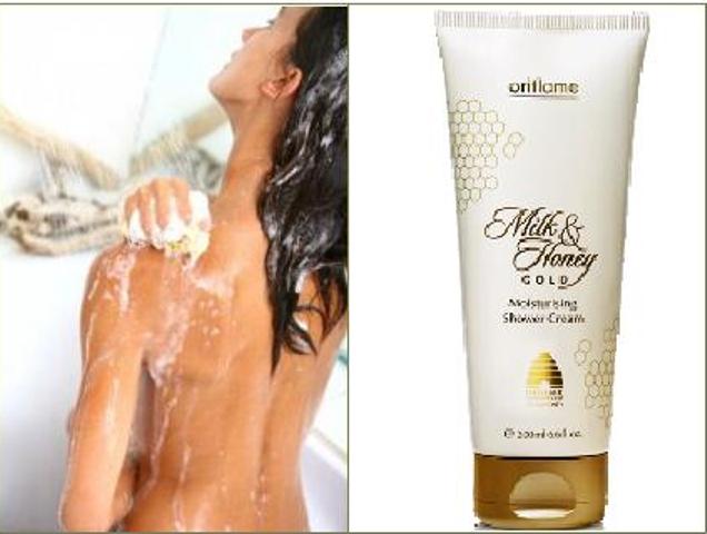 Hydratačný sprchovací krém Milk & Honey Gold