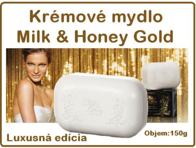 Krémové mydlo Milk & Honey Gold luxusná edícia