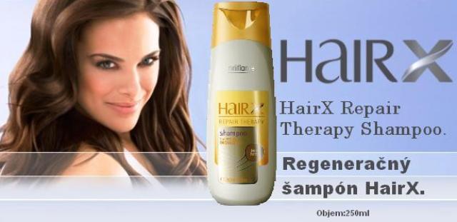 Regeneračný šampón HairX-Repair Therapy .