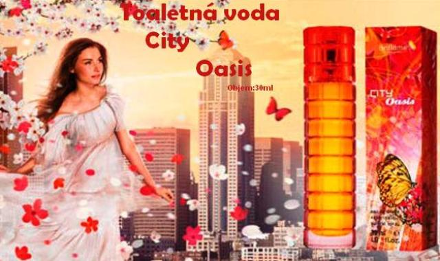 Toaletná voda City Oasis.
