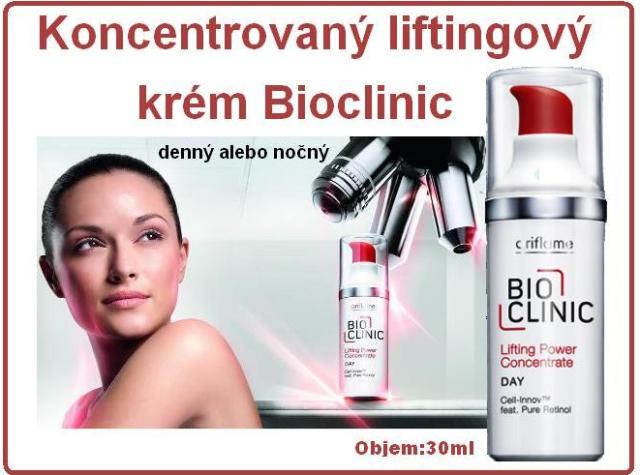 Koncentrovaný liftingový krém Bioclinic denný alebo nočný.