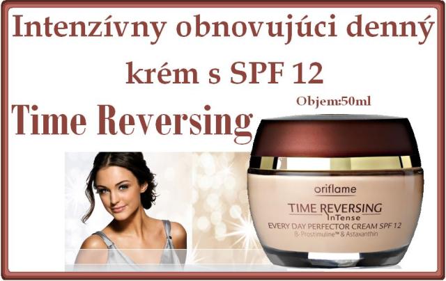 Intenz. obnovuj. denný krém s SPF12 Time Reversing