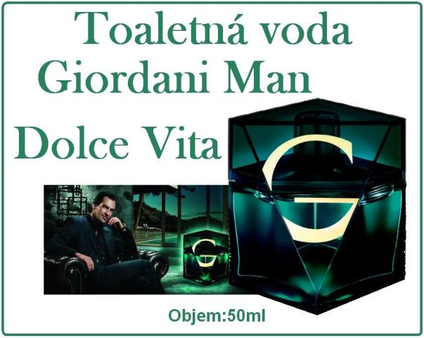 Toaletná voda Giordani Man Dolce Vita