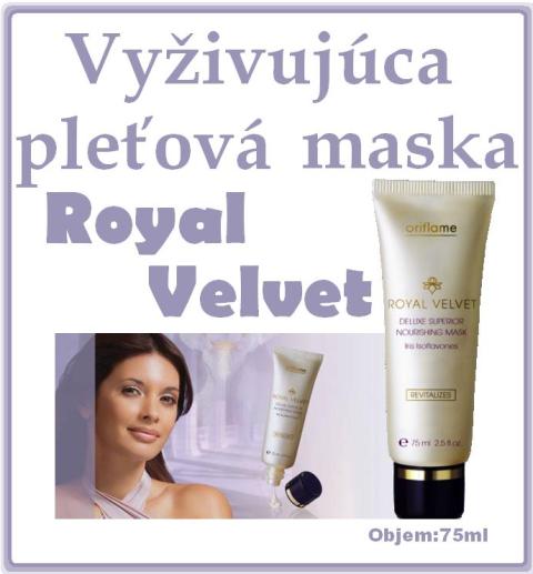 Vyživujúca pleťová maska Royal Velvet