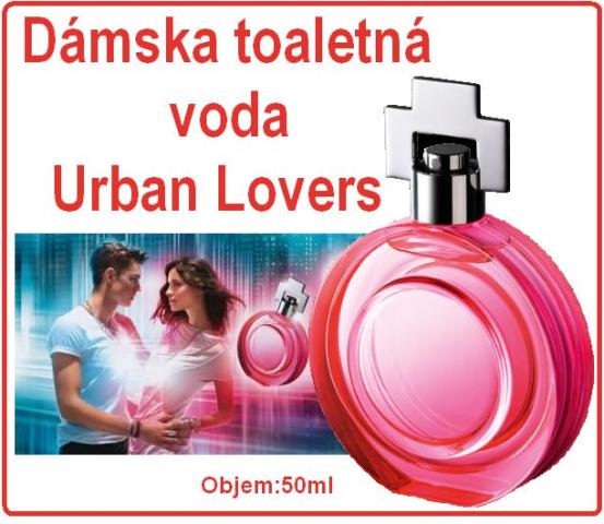 Dámska toaletná voda Urban Lovers.
