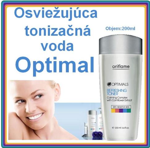 Osviežujúca tonizačná voda Optimals