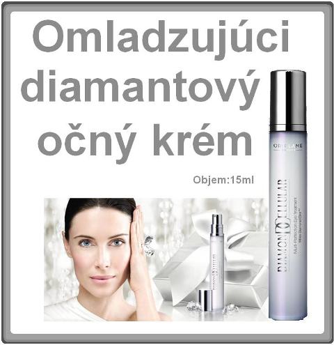 Omladzujúci diamantový očný krém