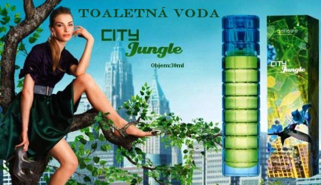 Toaletná voda City Jungle.