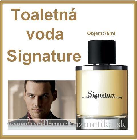 Toaletná voda Signature