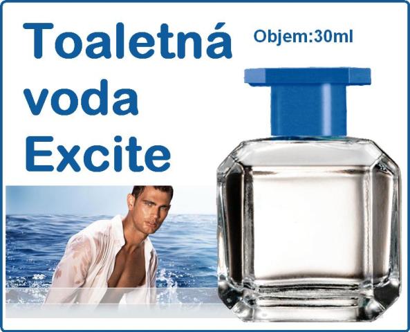 Toaletná voda Excite-30ml.