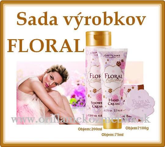 Sada výrobkov Floral.