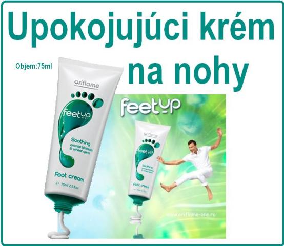 Upokojujúci krém na nohy