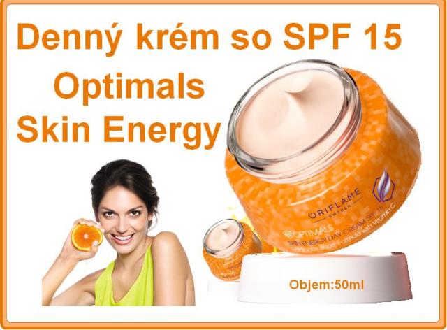 Denný krém so SPF 15 Optimals Skin Energy
