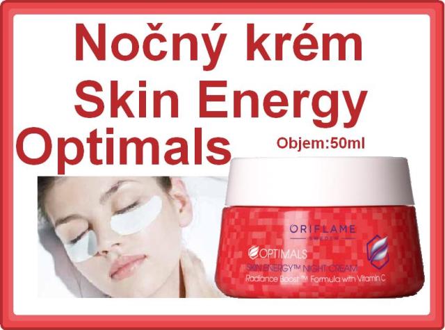 Nočný krém Optimals Skin Energy