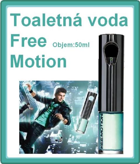 Toaletná voda Free Motion