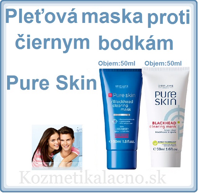 Pleťová maska proti čiernym bodkám Pure Skin