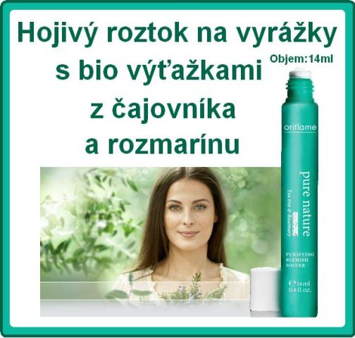 Hojivý roztok na vyrážky s bio výťažkami z čajovníka a rozmarínu