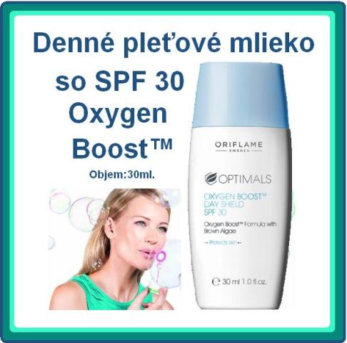 Denné pleťové mlieko so SPF 30 Oxygen Boost™