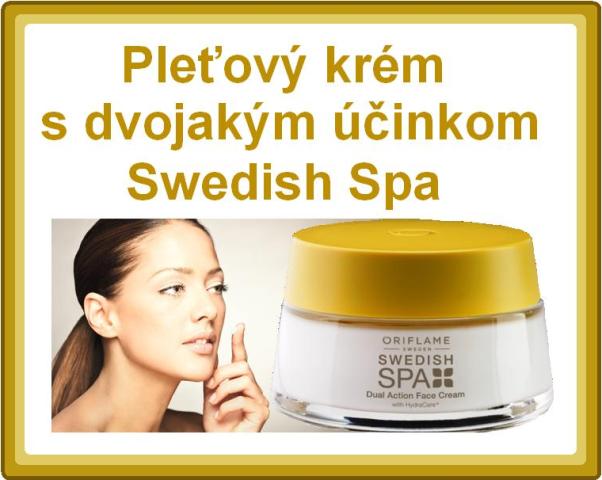 Pleťový krém s dvojakým účinkom Swedish Spa