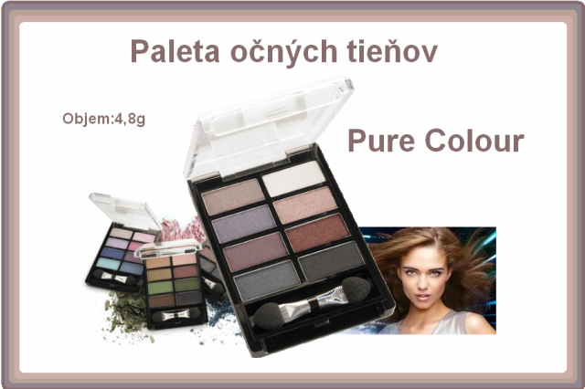 Paleta očných tieňov Pure Colour