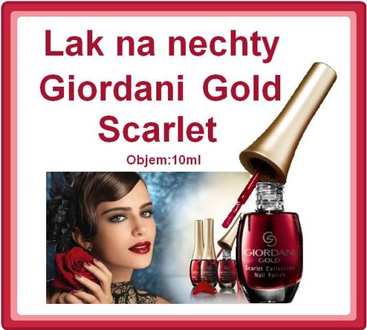 Lak na nechty Giordani Gold Scarlet