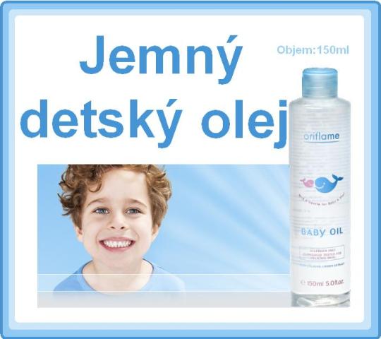 Jemný detský olej